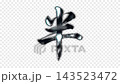 銀色金屬筆觸“半”，Alpha通道，循環 143523472