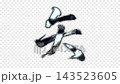 銀色金屬筆刷“箭頭”，Alpha通道，循環 143523605