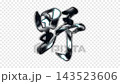 銀色金屬筆觸“野”，Alpha通道，循環 143523606