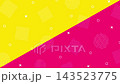 A pop and cute background with pastel-colored geometric patterns. 143523775