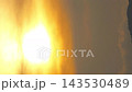 [Japanese Sunset] A cinematic sunset on a hazy day resembles a parhelion (vertical format) 143530489