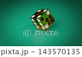 One Yellow Casino Die Falling from Above One Yellow Casino Die Falling from Above 143570135