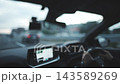 透過車窗看到的公路風景與旅行畫面 143589269