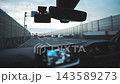 透過車窗看到的公路風景與旅行畫面 143589273
