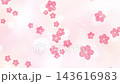 環繞的梅花花瓣，梅花，花朵，春天，早春，冬天，新年，除夕，插圖，水彩梅花背景 143616983