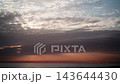 Seascape. Clouds Over Sea At Morning, Time Lapse 143644430