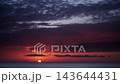 Early Morning, Sunrise Over Sea. Time Lapse 143644431