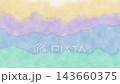 A gentle background loop video featuring watercolor-style bands of blue, violet, blue-green, and pale gold slowly undulating and blurring. 143660375