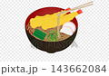 Illustration video of New Year's Eve soba noodles 143662084