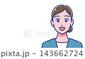 笑顔で話すスーツを着た女性 143662724