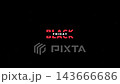 Smooth Red and White Color Black Friday Text Animation on Noise Black Background 143666686