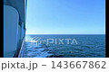 Ocean View from Cruise Ship Balcony in 4K 143667862