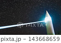 [Kanagawa Prefecture, Miura City] Time-lapse video of the Awazaki Lighthouse on Jogashima Island and the starry sky (zoom in) 143668659