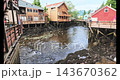Colorful Historic Creek Street in Ketchikan Alaska 4K 143670362