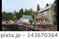 Colorful Historic Creek Street in Ketchikan Alaska 4K 143670364