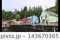 Colorful Historic Creek Street in Ketchikan Alaska 4K 143670365