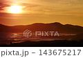 Seascape. Sunset over rocky sea shore 143675217