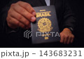 Brazilian Passport Held In Hand Close Up 143683231