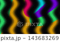 Neon Halftone Flower Wave Loop Background 143683269