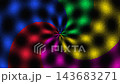 Vibrant Halftone Starburst Rotation Background 143683271
