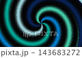 Blue Green Halftone Tunnel Vortex Background 143683272