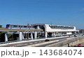 Osaka Monorail 3000 series arriving at Shibahara-Handai-mae Station 143684074
