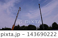 Construction site crane [Construction image] 143690222