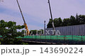Construction site crane [Construction image] 143690224