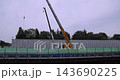 Construction site crane [Construction image] 143690225