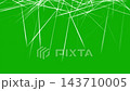 White irregular light streaks motion graphics with green screen background 143710005