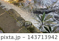 Waterfall fountain attraction nature destination tourism, stock footage 143713942