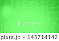 Green Digital Abstract Background Loop with Sparkling Star Light and Circular Patterns 143714142