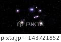 冬の星座 冬・クリスマスのモーション背景 紫夜 143721852