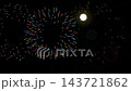 打ち上げ花火 年末パーティーのモーション背景 カラフル 143721862