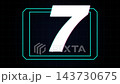 Glitch interference countdown 10 second Animation 143730675