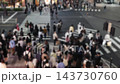 大阪十字路口慢動作模糊呈現 143730760