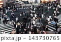 大阪十字路口慢動作模糊呈現 143730765