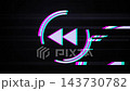 Rewind sign 4K Glitch Animation 143730782