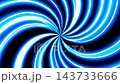 Abstract video of an electric energy effect with blue lightning radiating outwards from the center. 143733666