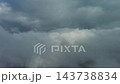 Aerial high view of dramatic clouds flying 143738834
