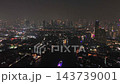 Skyscrapers in Bangkok city and river at night 143739001