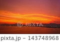 Time lapse Waves kiss the sandy beach while the fading sunlight creates a warm, romantic glow over the horizon. Serene Paradise Sunset by the Sea at Kala island Layan beach Phuket Time lapse Waves kiss the sandy beach while the fading sunlight creates a warm, romantic glow over the horizon. Serene Paradise Sunset by the Sea at Kala island Layan beach Phuket 143748968