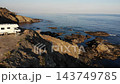 Aerial View. Camper Car Camping On Coast 143749785