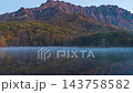 紅葉の時期の戸隠・鏡池の早朝タイムラプス ズームアウト [30FPS] 143758582