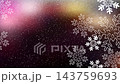 冬季漸層雪花圖案（4K） 143759693