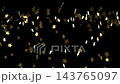 金色的星星像噴泉一樣舞動——一幅聖誕景象 143765097