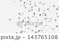 Silver stars dance like a fountain - Christmas image - Transparent material with alpha channel - Vertical 143765108
