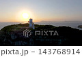 早朝の大バエ灯台(長崎県平戸市生月島) 早朝の大バエ灯台(長崎県平戸市生月島) 143768914