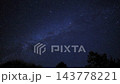 北天の天の川とアンドロメダ銀河 143778221