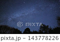 北天の天の川とアンドロメダ銀河 143778226